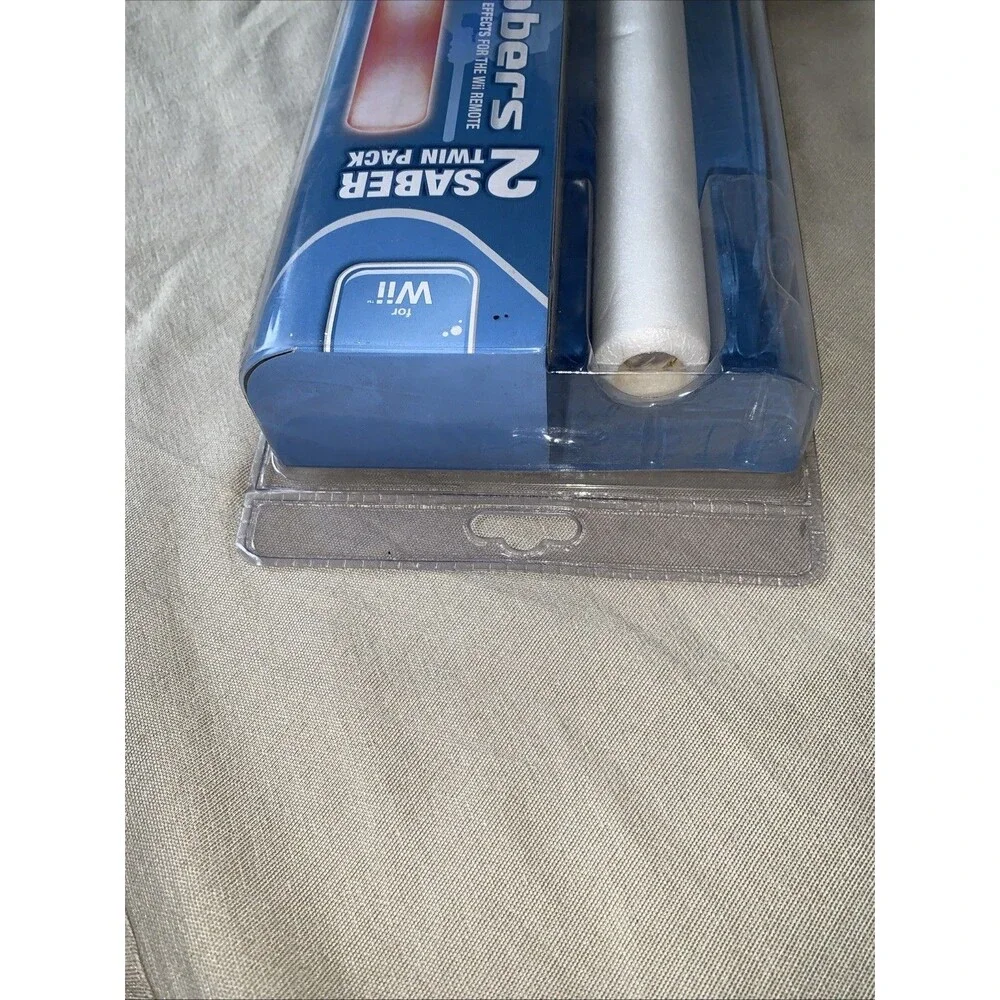 Wii Twin Star Sabers Twin Pack Child Safe Soft Foam LED & Sound Effects NIB IMP